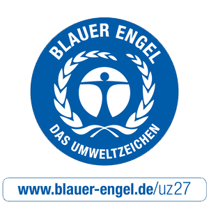 Équipement de stockage dans des emballages durables - Blauer Engel